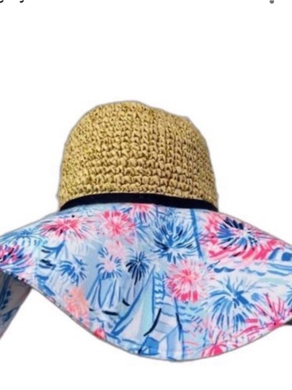 NWT Lilly Pulitzer Straw Sun Hat